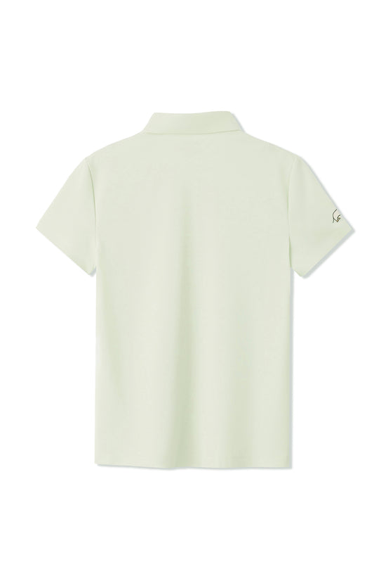 Quick-dry sleeve tag polo for women