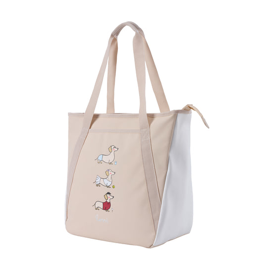 Khaki Tennis Tote Bag