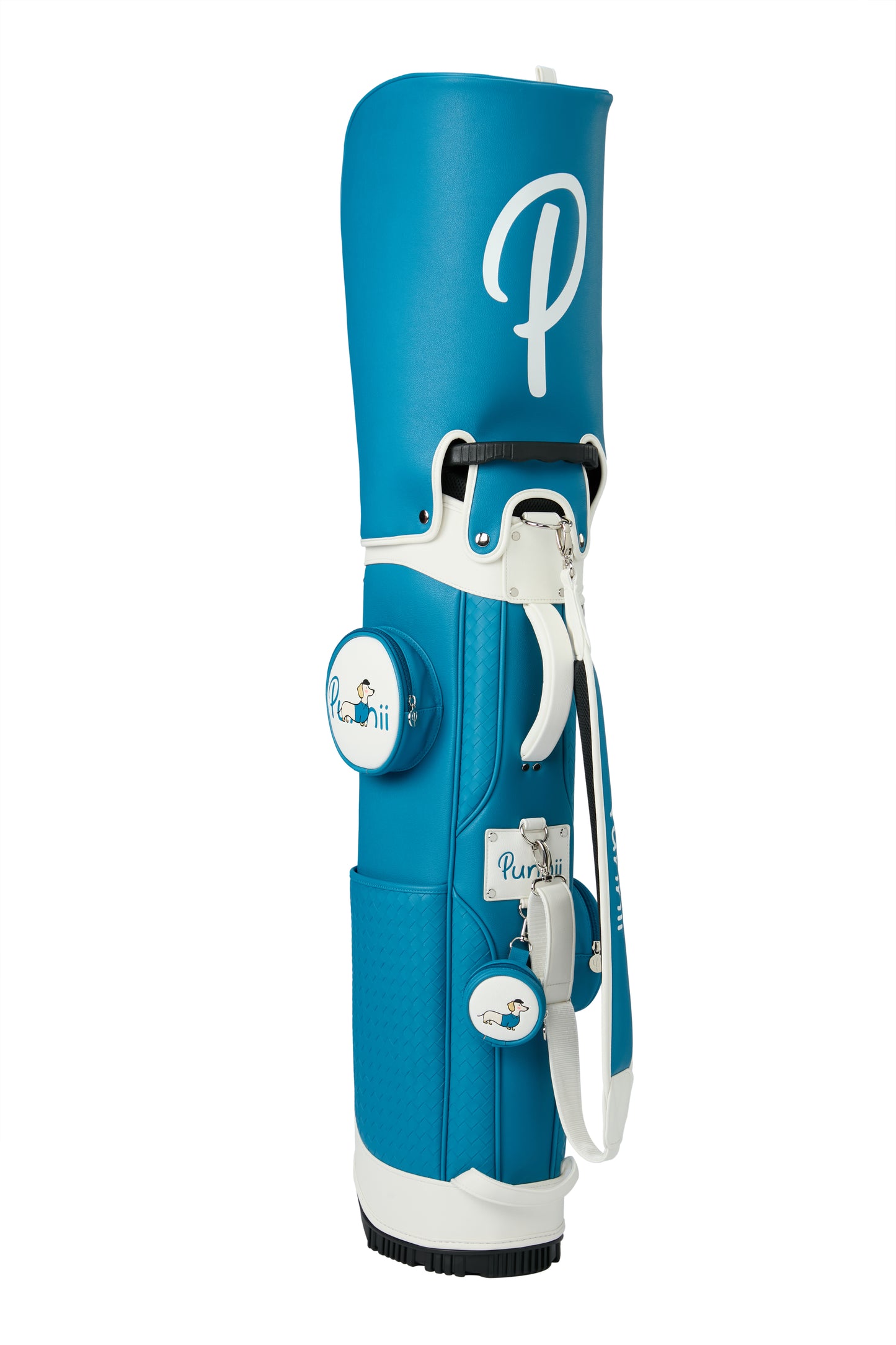 Blue stand bag