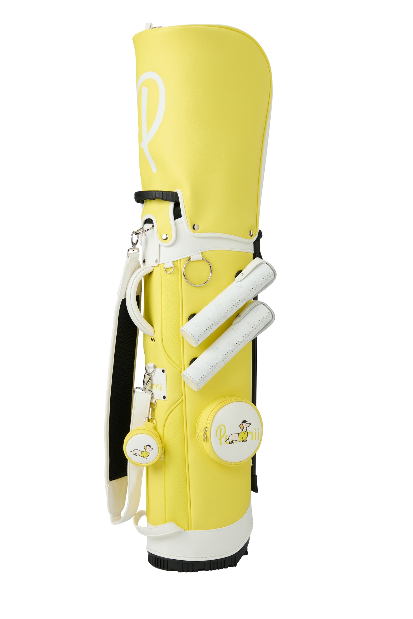 Yellow stand bag