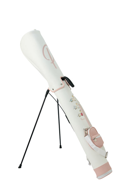 White and pink range bag