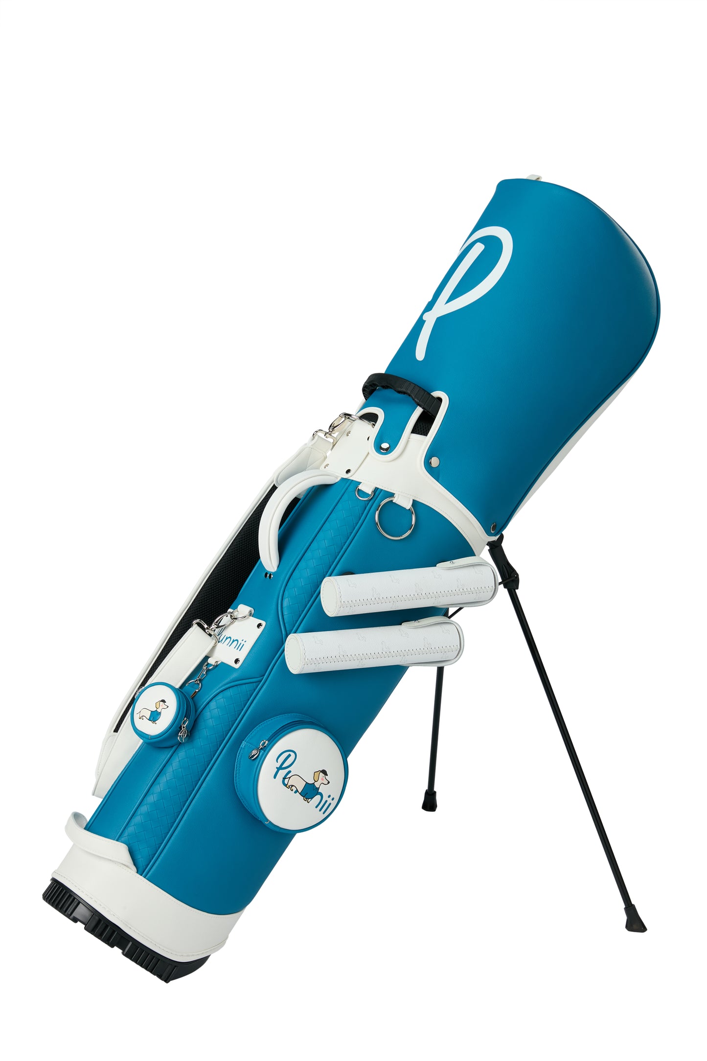 Blue stand bag