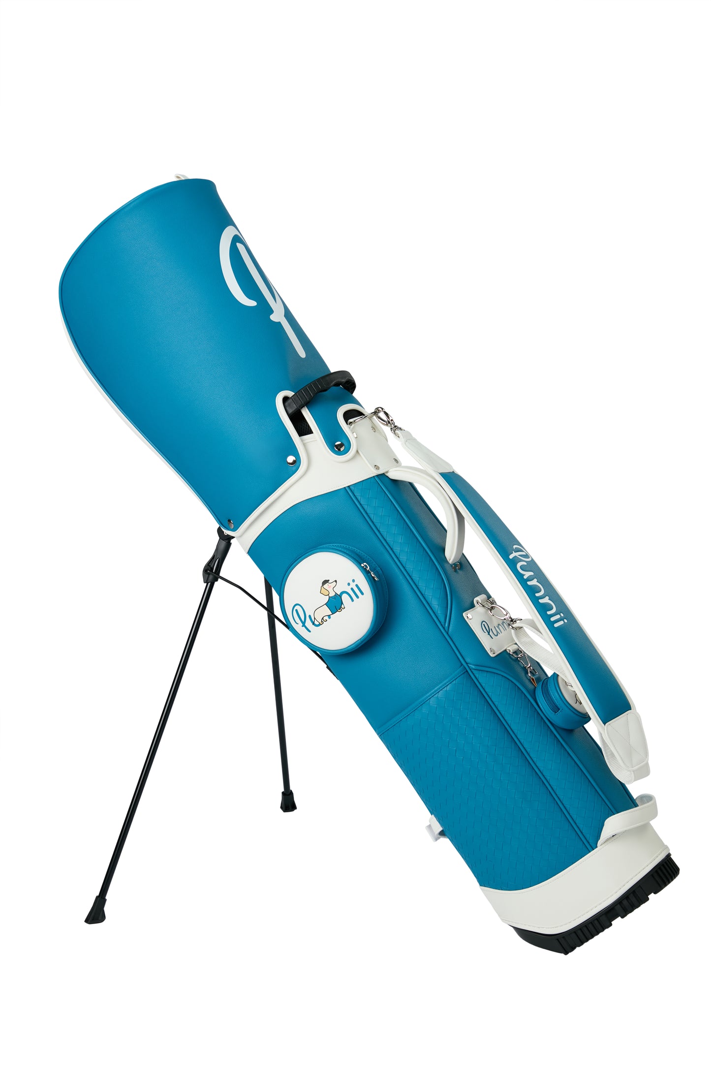Blue stand bag
