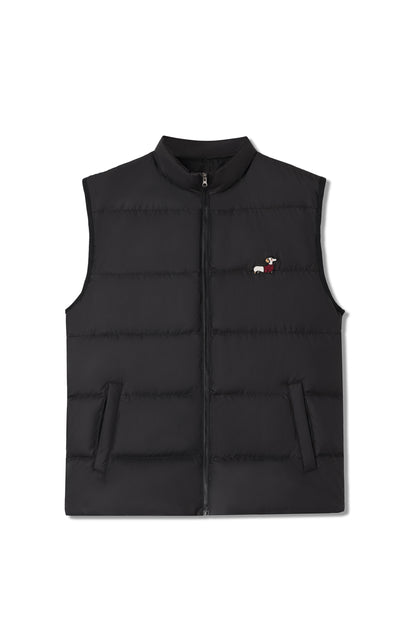 Black down vest