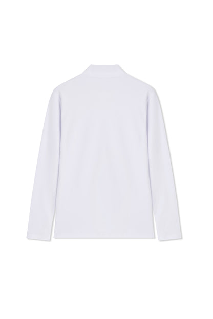 High-neck base layer sweatshirt