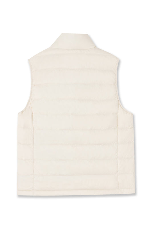 Heated Down Vest (Off-White)