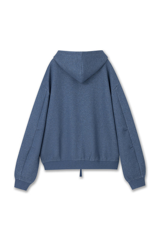 Zip-Up Hoodie (Denim Blue)