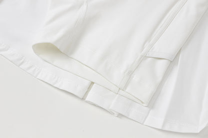 Quick-Dry Sports Skirt (White)