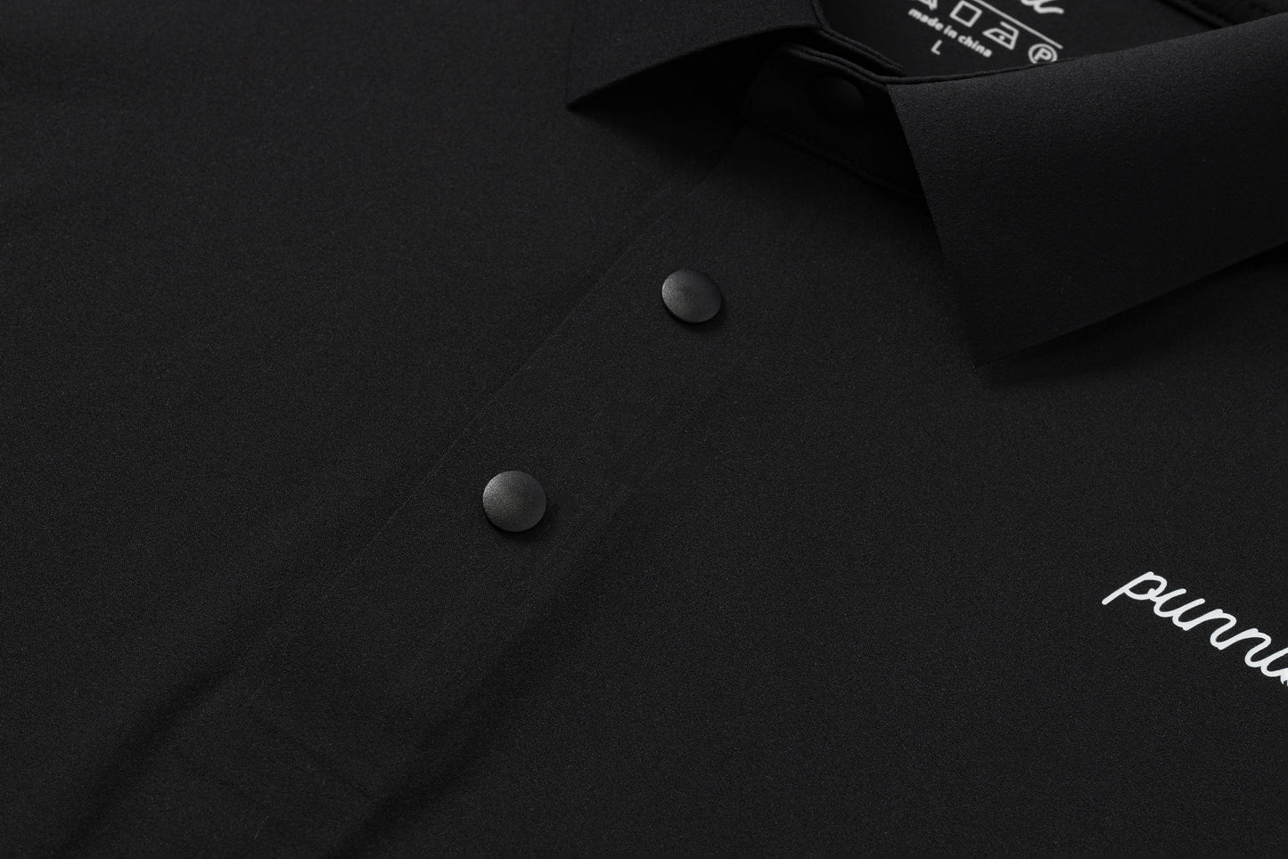 Men's Quick-Dry Sleeve Polo (Black)