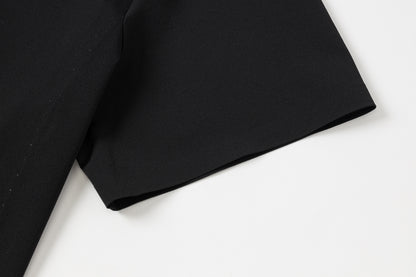 Men's Quick-Dry Sleeve Polo (Black)