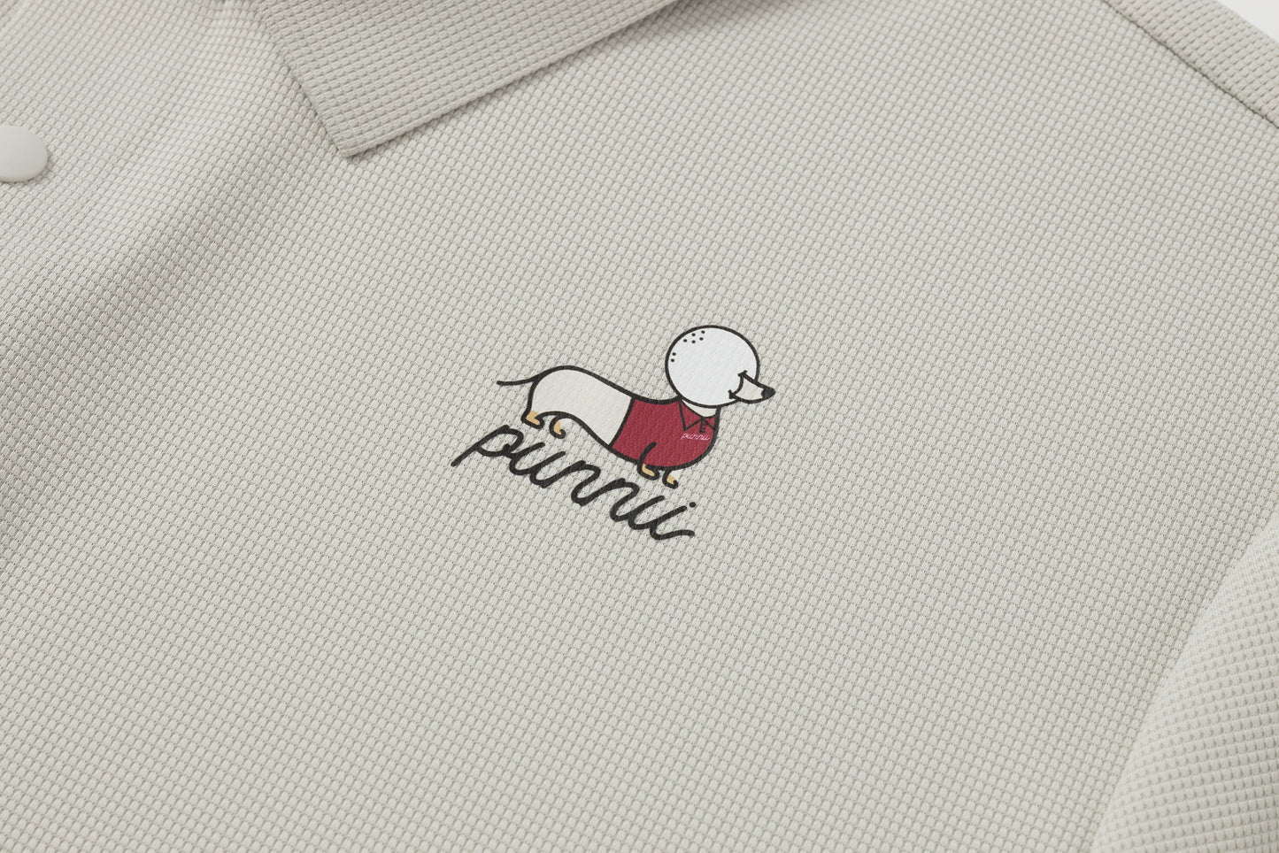 Waffle Golf Polo for Men
