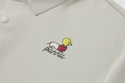 Waffle Knit Men's Tennis Polo
