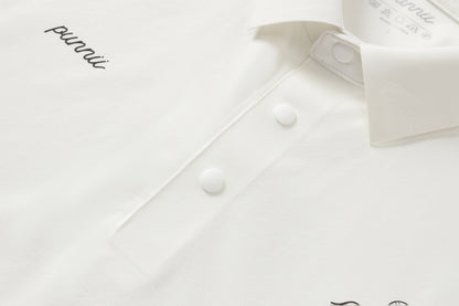Men's Quick-Dry Polo Shirt (White)