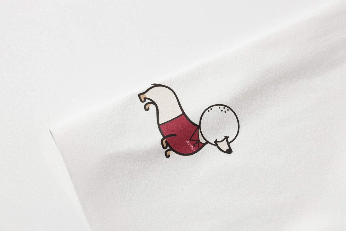 Quick-dry Sleeve Emblem Men's Polo (White)