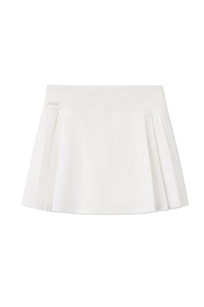 Quick-Dry Sports Skirt (White)