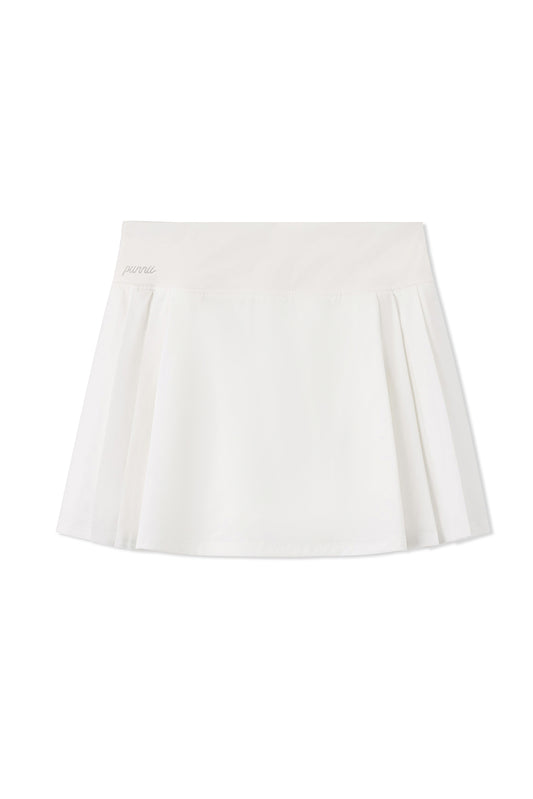 Quick-Dry Sports Skirt (White)