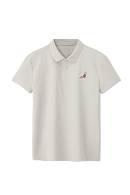 Waffle Knit Men's Tennis Polo