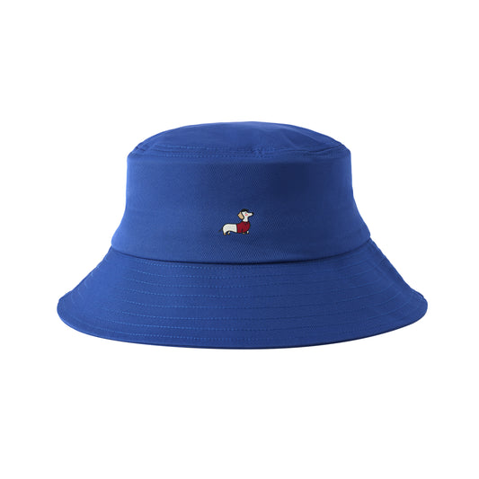 blue fisherman's hat