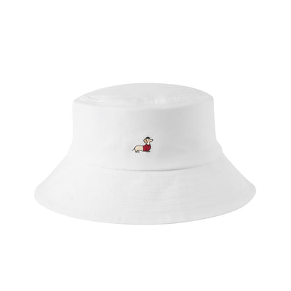 White fisherman's hat