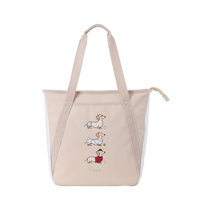 Khaki Tennis Tote Bag