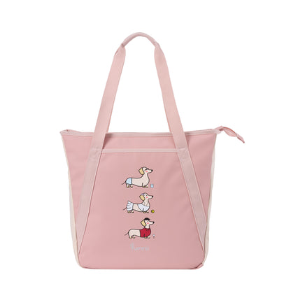Pink tennis tote bag